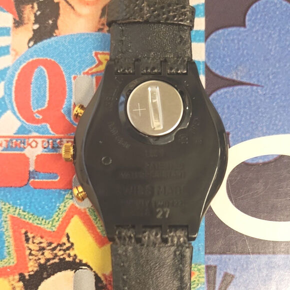 Swatch Watch COLOSSAL SCB109 1992 Chronograph New Old Stock with battery - Picture 6 of 7